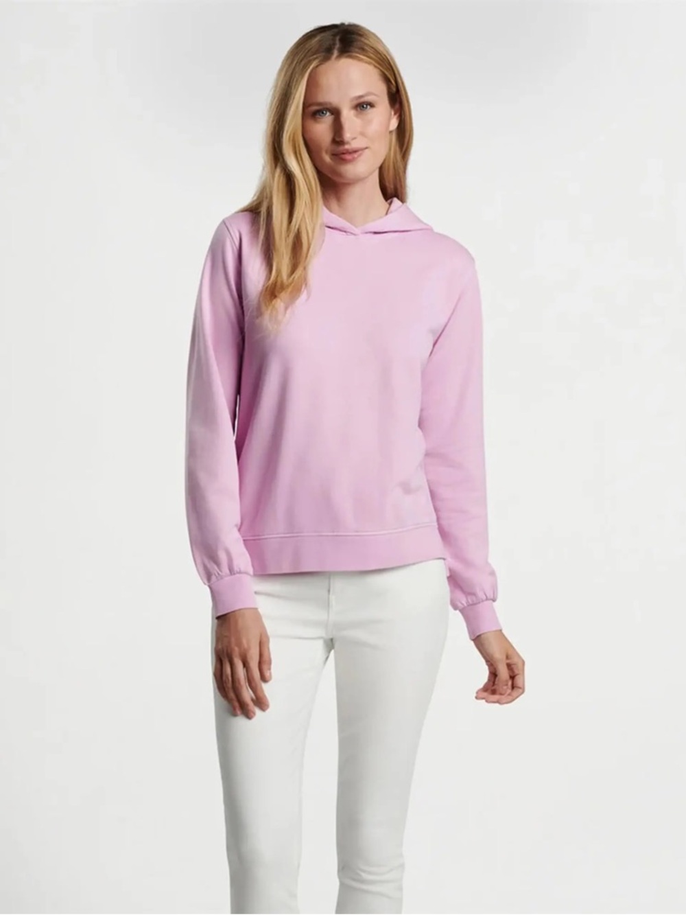 Peter Millar Pastel Pink Hooded Sweatshirt